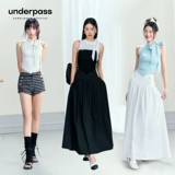 underpass Оригинальный дизайнерский трикотажный ремень с бантиком, атмосферный жилет без рукавов, облегающий крой