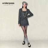 Оригинальный приталенный корсет, куртка, юбка, комплект, квадратный вырез