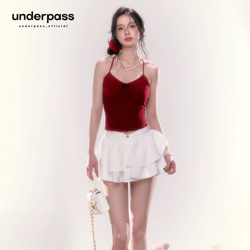 Оригинальная дизайнерская кружевная сексуальная майка топ с бантиком, топ с чашечками, французский стиль