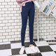 Three hundred Jin [Jin is equal to 0.5 kg] plus size women's pants oversized 300 extra large size jeans loose stretch 280 fat girl trendy leggings