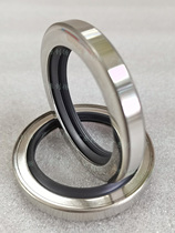 65*80*10螺杆空压机油封PTFE唇口不锈钢骨架耐高温耐磨耐强酸强碱