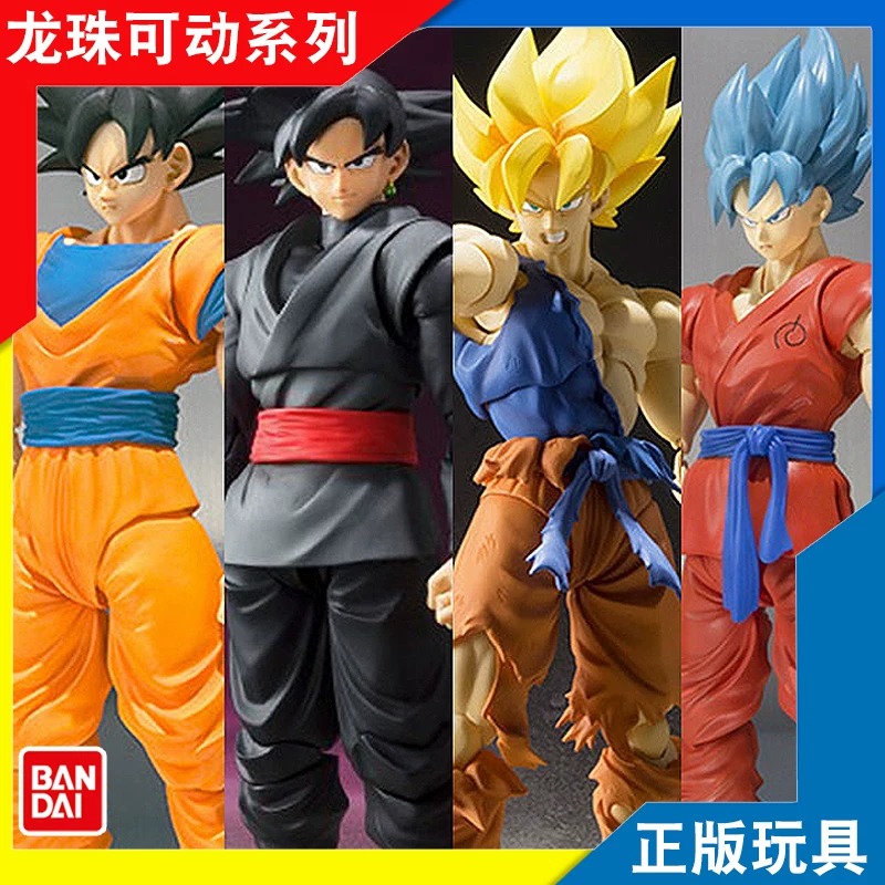 Bandai, Dragon Ball, подвижная минифигура, кукла, SHF