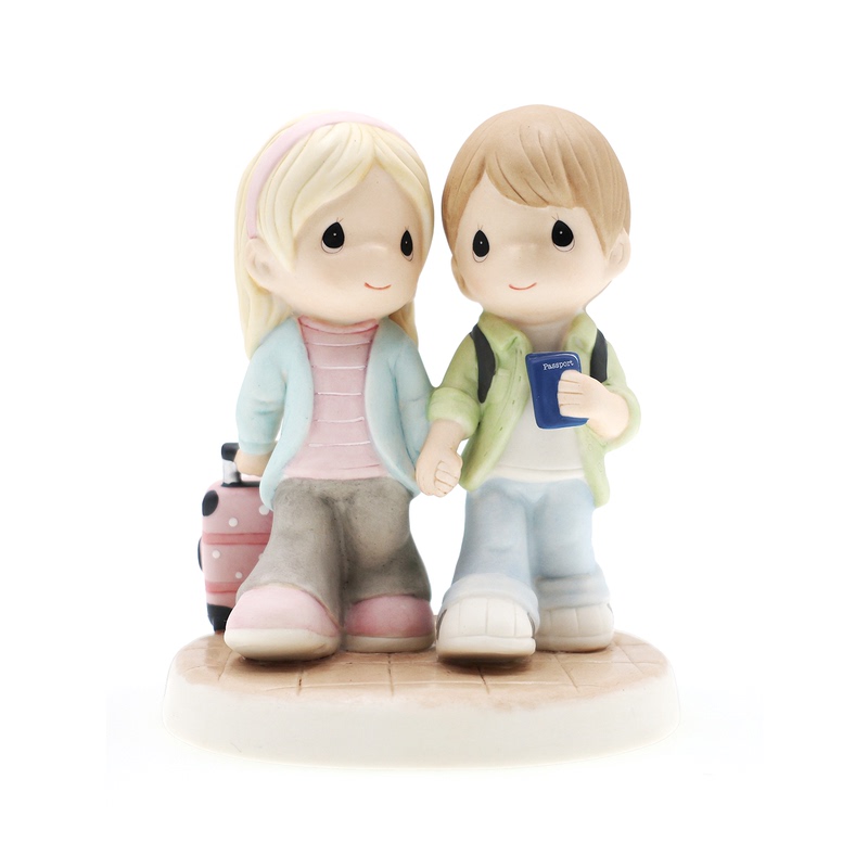 Precious Moments Water Drop Doll Happy Travel Time Boys and Girls Ceramic Decorative Ornaments Precious Moments Water Drop Doll Happy Travel Time Boys and Girls Ceramic Decorative Ornaments