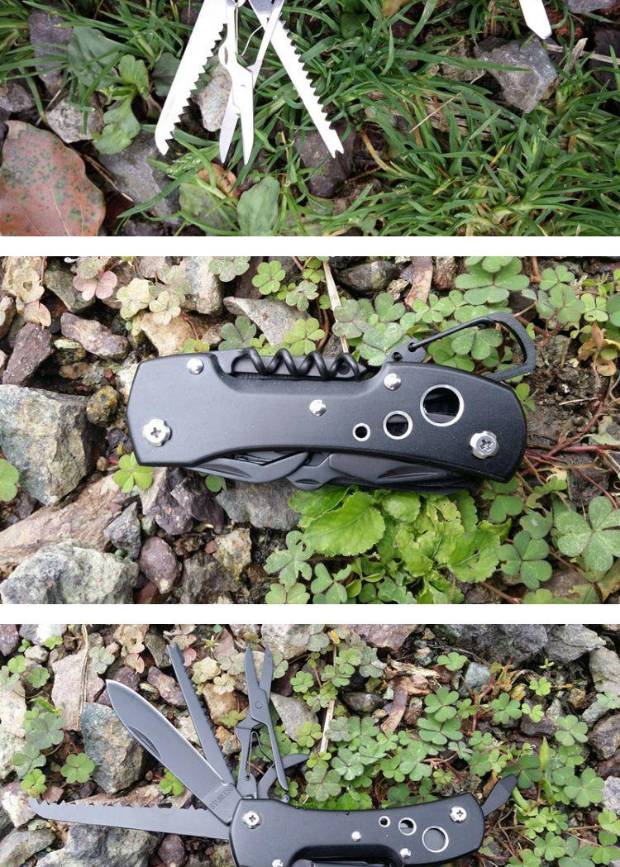 Eagle Claw C8 Đa chức năng Saber ngoài trời Công cụ gấp dao Dao cầm tay Công cụ tự vệ cầm tay dao quân đội Thụy Sĩ