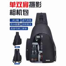 SLR camera bag men and women outdoor waterproof portable single shoulder photography bag Canon EOS90D5D23470D800D