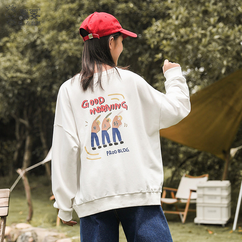 Girls autumn 2021 new foreign style long sleeve T-shirt girls loose bottoming shirt spring and autumn 15 girls t-shirt 12 years old