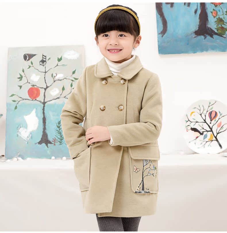 Manteau pour fille en mélange - Ref 2161539 Image 23