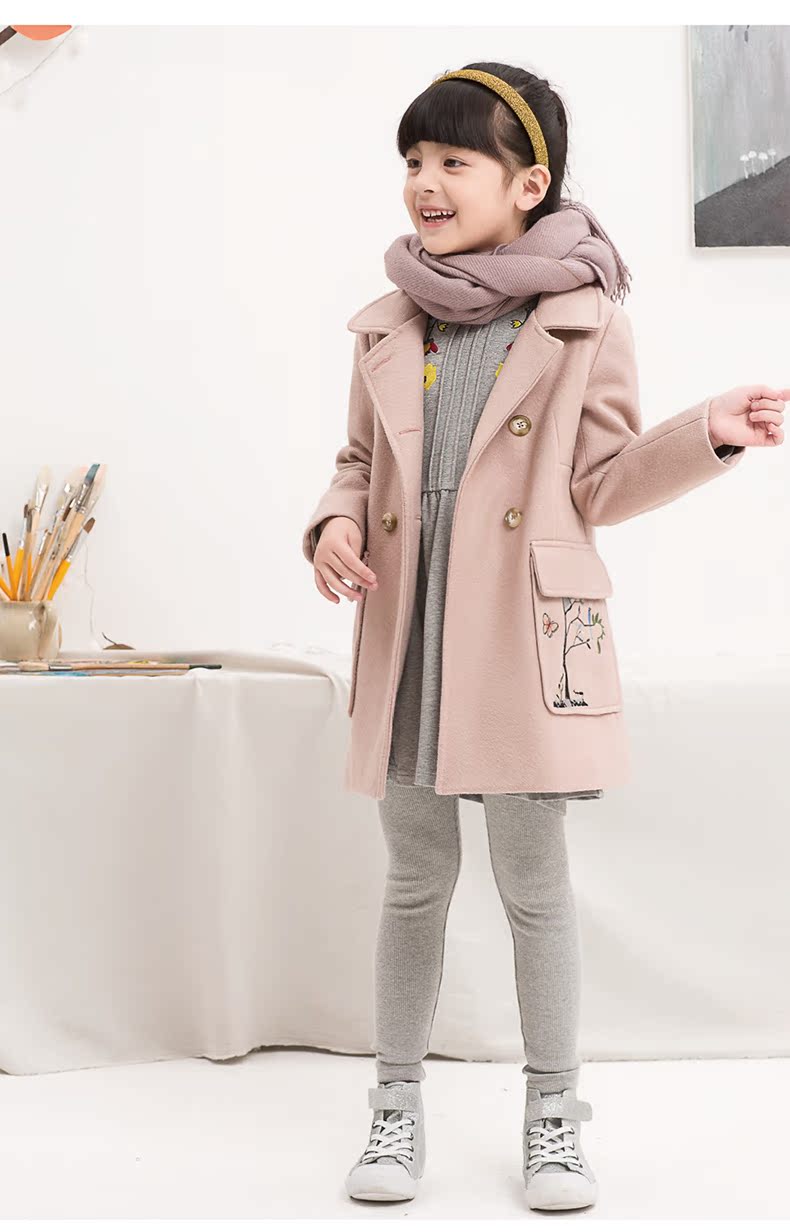 Manteau pour fille en mélange - Ref 2161539 Image 18