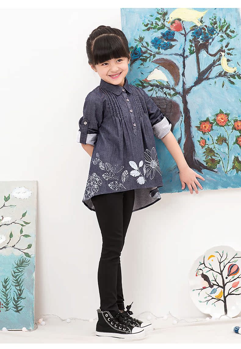 Chemise fille à manche longue - Ref 2084904 Image 16