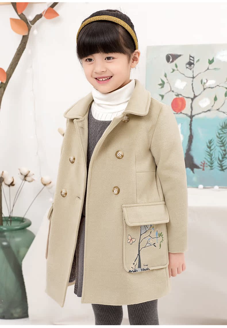 Manteau pour fille en mélange - Ref 2161539 Image 25