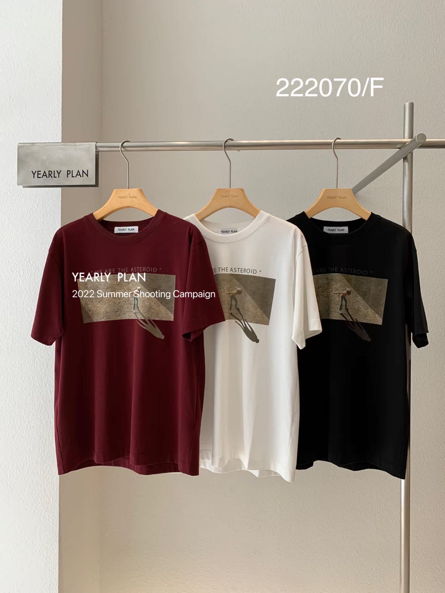 Designer brand yearlyplan portrait T-shirt 2022 spring and summer