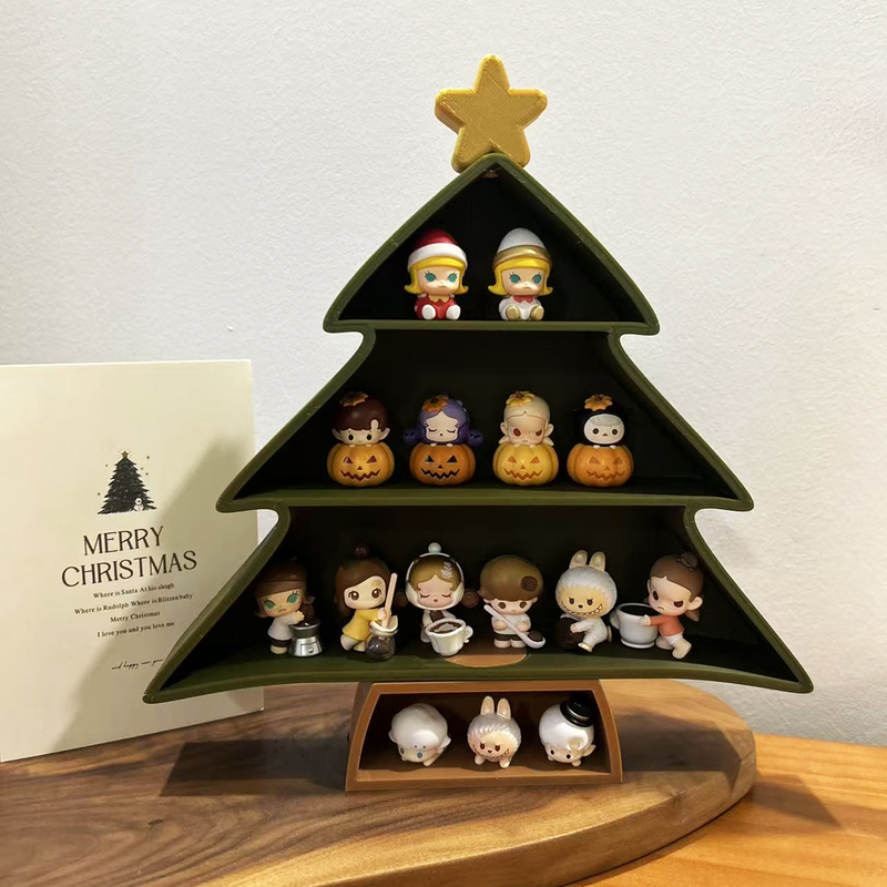 Anmei Original Christmas Tree Festival Figure Cute DIY Storage Box Display Cabinet 3D Printed Dollhouse Scene Ornament Anmei Original Christmas Tree Festival Figure Cute DIY Storage Box Display Cabinet 3D Printed Dollhouse Scene Ornament