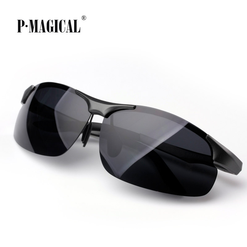 Men's Sunglasses Men's Trendy Polarized Glasses Aluminum Magnesium Driving Glasses Comfortable Personality Sunglasses Outdoor Sunglasses