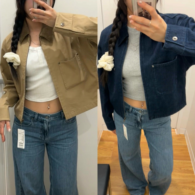 Women's Clothing! Casual Zip-Up Short Jacket! Corduroy Lapel Short Fashion Jacket 2025 Autumn New Style 479208 Women's Clothing! Casual Zip-Up Short Jacket! Corduroy Lapel Short Fashion Jacket 2025 Autumn New Style 479208