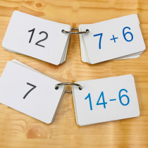 Addition and subtraction oral calculation card within 20 The first grade oral calculation card within 10 within 20 addition and subtraction oral calculation card Full Set