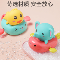 Childrens baby bathing toy Baby drama Water Boy Little Ducks Girl Swimming Water Guns Yellow Water Spray Shower Beach