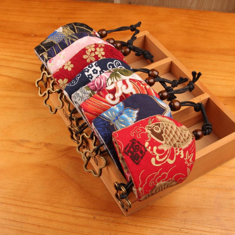 Key key handmade unicorn cut free key ring DIY material bag key sleeve drawstring key bag material bag