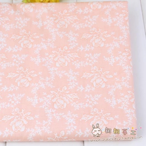 Chắp vá DIY handmade vải Phím denim in vải hoa hồng cành chín nhân dân tệ nửa mét - Vải vải tự làm cotton vải