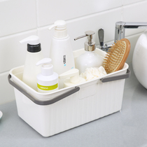 Portable bath basket plastic bathroom bath basket washing basket storage basket storage basket storage basket storage basket basket storage basket