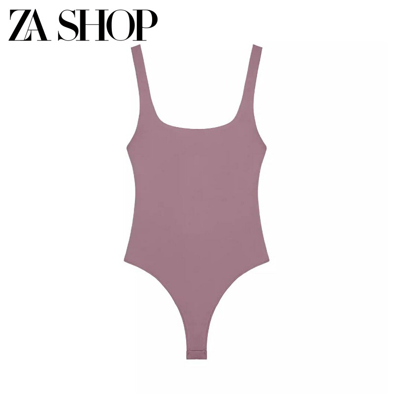 2026 Spring and Summer New Women's Sleeveless Square Neck Backless Fashion Casual Elastic Bodysuit 5039373 2026 Spring and Summer New Women's Sleeveless Square Neck Backless Fashion Casual Elastic Bodysuit 5039373