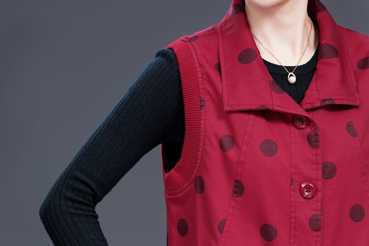 Осенний жилет, куртка, хлопковый кардиган, для среднего возраста, большой размер            