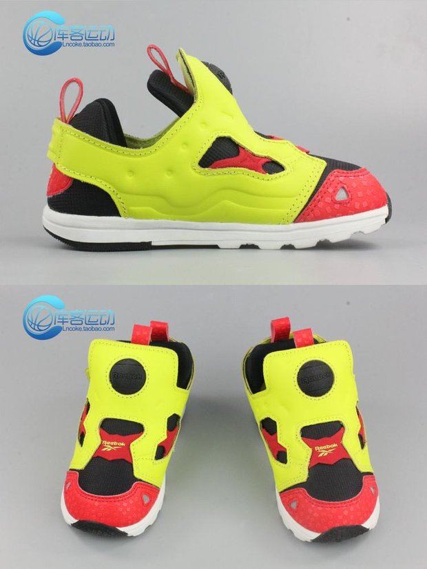 Kuike Reebok Versa Pump Grey Orange Blue Giày trẻ em M48779 V61065 V46666 - Giày dép trẻ em / Giầy trẻ giày cho bé trai