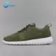 Kuker Nike Roshe chạy một đôi giày thể thao cổ điển màu đen và trắng lưới mùa hè - Giày chạy bộ