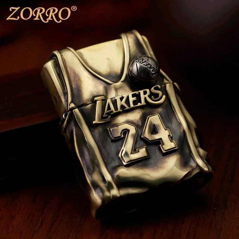 Zoroco is more than pure copper windproof kerosene lighter high-end creative retro personality lettering on the seventh New Year's Day gift-Taobao