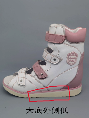 Летние детские высокие корректирующие сандалии, детская обувь, туфли