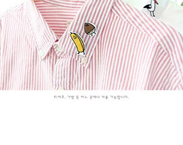 Bentoy jamjam vườn thêu dễ thương phụ kiện trâm cài trâm siêu dễ thương đa dạng cài áo vest nam