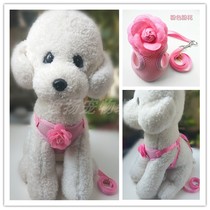 New chest strap Teddy Bomei dog walking rope small dog mesh vest cat pet leash