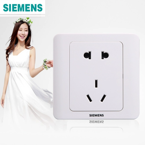 Siemens Switch Socket Vision yaibai Home Panel с USB -пяти -отверстие для одно -открытого стены стены 86 розетка