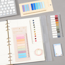 Tags Indexing Morandi Color system Writing High Face Value Cute Stickiness Convenience Sticker student with fluorescent marker strip n sub-post girl focus note sorting and finishing marker poop