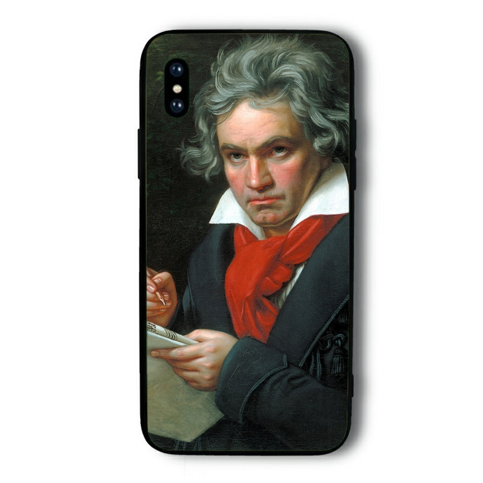 Beethoven Portrait Phone Case｜Piano Destiny Inspirational History Celebrity Portrait Portrait iPhone Soft Shell abe