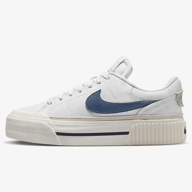 ເກີບຜູ້ຍິງ Nike 2024 spring COURT thick-soled non-slip sport and leisure low-top sneakers DM7590-104-102