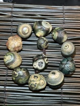 No. 4 surface eye stone agate stone coin stone Alxa eye stone external eye crystal relief collection-grade bracelet