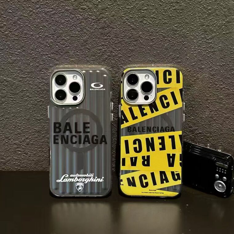 Yellow Tape BALE ENCIAGA Lamborghini Streetwear iPhone Case