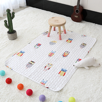 Childrens Playhouse Indian tent with owl floor mat Childrens room cartoon carpet non-slip ins mat