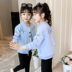 Trẻ em của chiếc váy cô gái mùa xuân áo khoác 2020 mới áo khoác trẻ em Hàn Quốc phiên bản của cô bé dương khí mùa xuân áo zip áo khoác. 