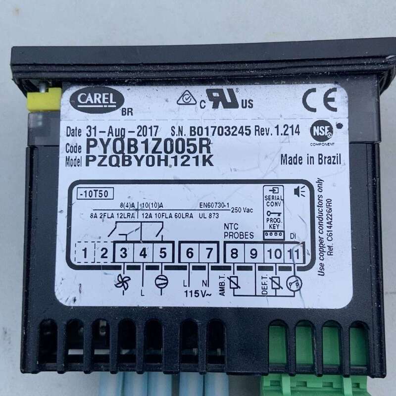 {Negotiable Price} Carel Thermostat Model Pzqby0H121K Made in Brazil