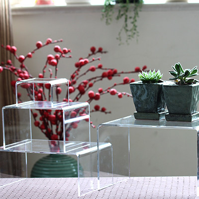 Acrylic Home Transparent U-shaped Partition Shelf Stratix Shelf Kitchen Integral Cabinet Shelve Custom Desktop Object Layer Shelf