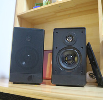 4-inch strong magnetic horn two-way Wood 2 0 passive bookshelf audio satellite HIFI surround Full Frequency external pair box