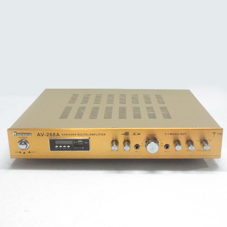 High-power home 5-channel karaoke power amplifier digital power amplifier professional HIFI fever fixed resistance theater