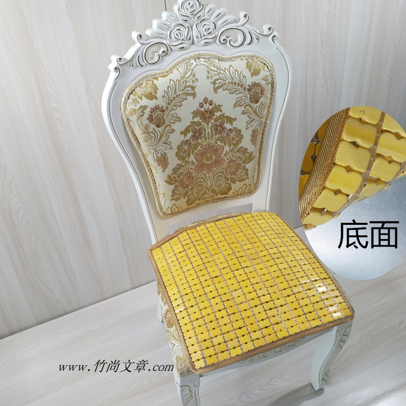 Mùa hè tre duy nhất mahjong mat sofa quán cà phê đệm nhà máy ghế văn phòng ghế ăn breathable không trượt ghế đệm dải