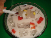 Hainan specialty snack coconut milk refreshing 6-8 person material package home homemade summer dessert cold drink bulk