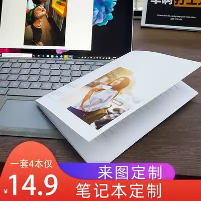 Cover picture custom notepad learning notebook hand book college student schedule plan can be printed logo