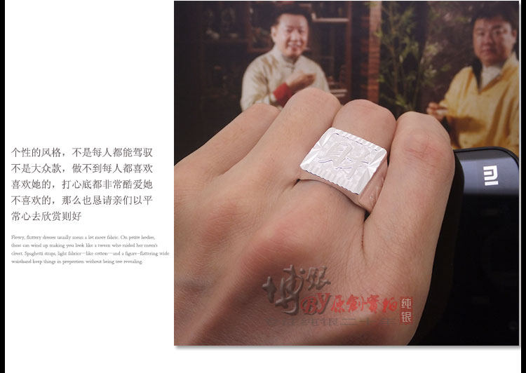 Bague homme OTHER   en Argenterie - Ref 3086656 Image 30