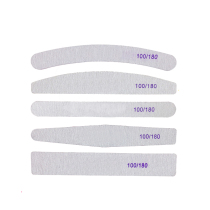 Nail tools black round double-sided nail nail file frustration polishing hand strip rubbing strip manicure double-sided sand strip