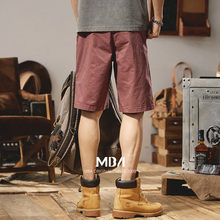 MBA Trendy Brand High end Summer Outwear Shorts for Men's 2024 New Casual Loose 5-point Middle Pants