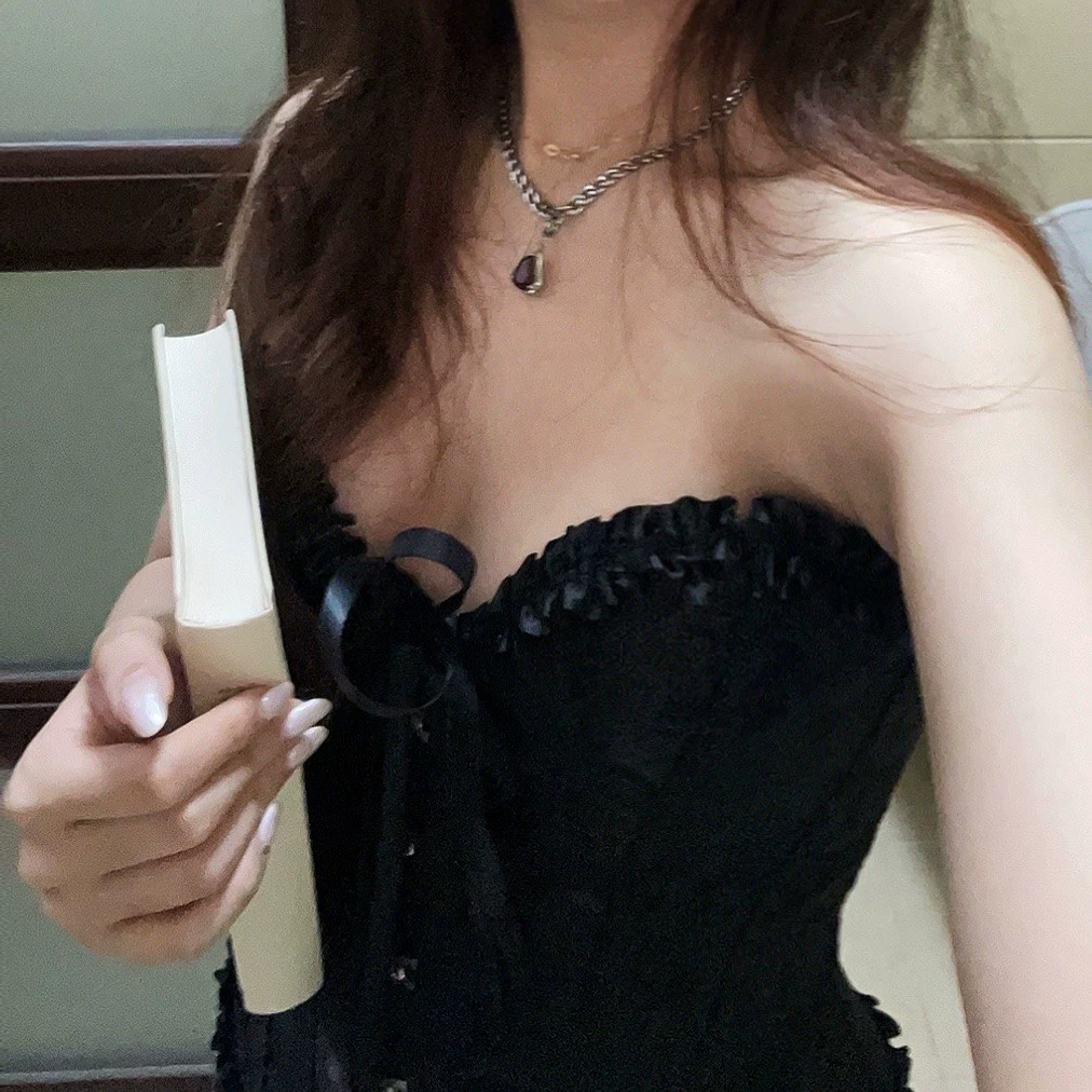 Корсетное белье полностью на тело, лямки, облегающий sexy пояс талии, жилет, брась, без бретельек, кружевное платье